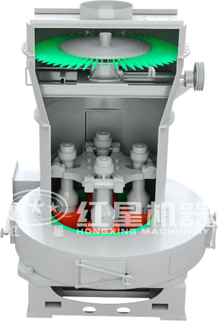高壓磨粉機原理圖