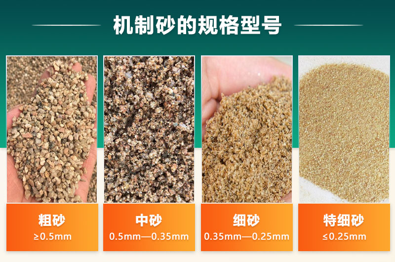 沖擊式制砂機出料效果展示